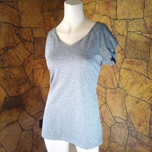 Diadora Heather Gray Women's Short Sleeve Tee